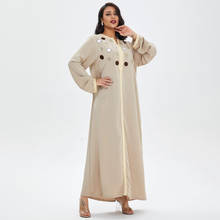 Женское мусульманское Молитвенное платье MD, мусульманское дубайское Молитвенное платье, турецкий кафтан, кимоно с вышивкой, элегантные длинные платья 2024 - купить недорого