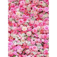 Fondo de fotografía de flores rosas, vinilo para estudio fotográfico para Baby Shower, niños, boda, día de San Valentín 2024 - compra barato