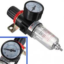 Black Gauge Pneumatic Air Source Treatment Filter Regulator w Pressure Gauge AFR-2000 Compressors  Air Source Treatments 2024 - buy cheap