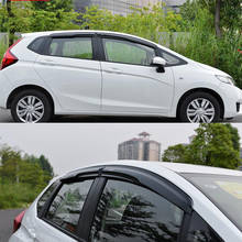 FOR 4PCS NEW Honda Fit Jazz Window Visor 2014-2020 Car Windows Side Sun Rain Protection Shield Waterproof Visor GK5 Refit 2024 - buy cheap