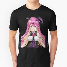 Camiseta de algodón con estampado de Mano de Aloe para hombre, camiseta moderna con estampado de Hololive Vtuber, Anime Hololive Inugami Korone Kiryu Coco 2024 - compra barato