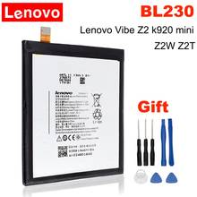 Lenovo 2900/3000mah bateria original BL-230 bl230 para lenovo vibe z2 k920 mini z2w z2t bateria + ferramentas grátis 2024 - compre barato