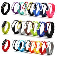 Strap For Xiaomi Mi 4 3 nfc Band Silicone Wristband Bracelet Replacement For Xiaomi Band 4 nfc Mi 3 nfc band Wrist Color Strap 2024 - buy cheap
