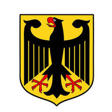Alemão emblema etiqueta automática suprimentos de carro criativo decoração pvc personalizado protetor solar impermeável cores decalque 10cm * 13cm 2024 - compre barato