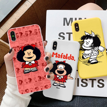 Funda de teléfono Mafalda para Huawei Honor 9X 8A 8X 10i 20i 20 10X Lite V40 P30 P20 P40 Pro Lite P Smart 2019 2021 Z Y7a Y9 Prime 2024 - compra barato