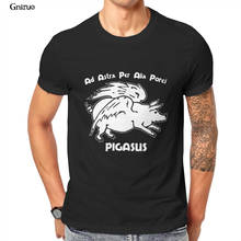 Оптовая продажа, персональная Мужская футболка Pigasus John Steinbeck со штампом к звездам, розовые пары Грут, женская мужская одежда 104869 2024 - купить недорого