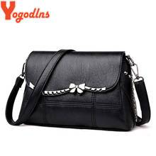 Yogodlns Trendy Luxury Women Shoulder Bags Envelope Flap Purse Bag Middle-aged Mother Messenger Bags Daily Handbags 2024 - buy cheap