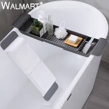 Retractable Bathtub Storage Rack Bathroom Drain Shelf Kitchen Sorage Rack Multi-Function Bathroom Accessories Sets 2024 - buy cheap
