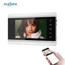 Jeatone Wireless Wifi Indoor 7 Inch Monitor Video Door Phone Doorbell Intercom System Support Motion Detection Unlock Remotely 2024 - buy cheap