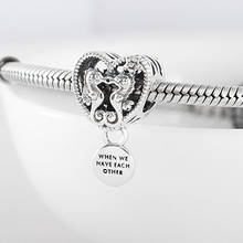 Authentic S925 Silver Dangle Charm Openwork Seahorses Pendant Bead for Women Bracelet Bangle Girl Birthday Gift DIY Jewelry 2024 - buy cheap