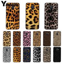 Модный Леопардовый Меховой чехол Yinuoda для телефона Samsung Galaxy A7 A50 A70 A40 A20 A30 A8 A6 A8 Plus A9 2018 2024 - купить недорого