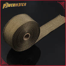 2.5cm*15M Car Moto Heat Shield Wrap Turbo Exhaust Heat Tape Wrap For Motorcycle Exhaust Thermal Wrap With Stainless Ties 2024 - buy cheap