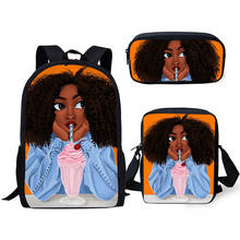 Haoyun mochilas infantis da moda, mochilas afro femininas para estudantes e crianças 2024 - compre barato