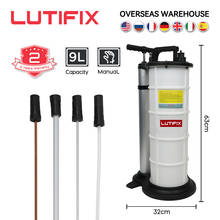 LUTIFIX 9L Manual Oil Extractor Pump For Car Oil Change Vacuum Fluid Extractor Transmission Coolant Change Tool 2024 - compre barato