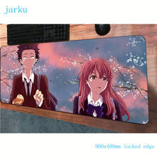 Koe No Katachi mats 900x400MM best gaming mouse pad keyboard mousepad Nishimiya Shouko notebook gamer accessories padmouse mat 2024 - buy cheap