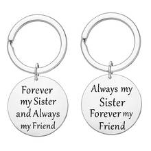 Best Friend Keychain Friend Jewelry Friendship Gift Idea for Women Teens Girls Keychain  Key Chain Ring Sister Gift 2024 - buy cheap