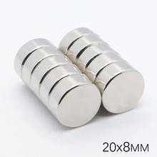 20Pcs 20x8mm neodymium magnet N35 Small Disc Round Super Strong magnets 20*8mm Powerful Rare Earth Neodymium Magnets 2024 - buy cheap