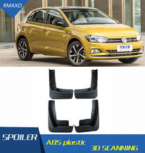 For Volkswagen polo 2019 Mudflaps Splash Guards Front With the color and rear Mud Flap Mudguards Fender Modified special 2024 - buy cheap