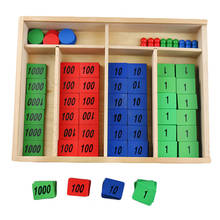 Material montessori de madeira, carimbo montessori, material de matemática para aprendizagem, brinquedos educativos para crianças, mg1164h 2024 - compre barato