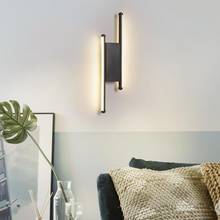 Светодиодный настенный светильник в скандинавском стиле, дизайнерский настенный светильник для коридора, гостиной, современный светильник, роскошный прикроватный светильник для спальни 2024 - купить недорого