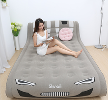 Cama inflable de doble uso, colchón de aire plegable, piel suave, diseño científico, se adapta a la posición para dormir 2024 - compra barato