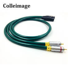 HiFi  FURUTECH FA-220 OCC RCA Male to Dual XLR Female Audio Cable To 2 XLR Male Female Plug Coax Adapter Video Wire 2024 - buy cheap