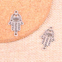 122pcs hamsa hand Charms Zinc alloy Pendant For necklace,earring bracelet jewelry DIY handmade 26*15mm 2024 - buy cheap