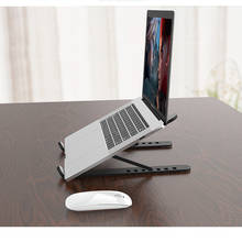 Laptop Stand Foldable ABS Silicon Notebook Stand Laptop Holder Tablet Base Cooling Pad Riser 2024 - buy cheap