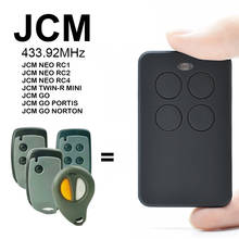 Jcm neo rc1 rc2 rc4 jcm modelo mini jcm, controle remoto para abrir porta de garagem, 433mhz 2024 - compre barato