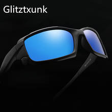 Glitztxunk поляризованные солнцезащитные очки мужские роскошные модные брендовые дизайнерские Винтажные Солнцезащитные очки для вождения мужские защитные очки тени UV400 2024 - купить недорого
