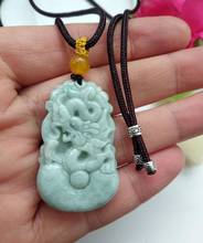 Quality Jade Amulet Carven Dragon jadite Pendant Chinese 12*Animal zodiac Dragon -Talisman 2024 - buy cheap