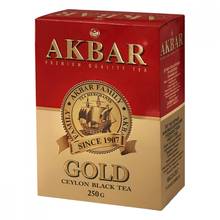 Чай Akbar "Gold", черный листовой, 250гр 2024 - купить недорого