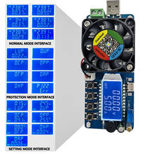 FX2535 4A 5A электронный тестер емкости аккумулятора постоянного тока электронная нагрузка USB детектор мощности регулируемый резистор 2024 - купить недорого