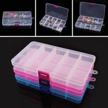 3Colors 15Grid Portable PP Removable Multipurpose Container  Storage Box  Fit for Household Daily/Cosmetic/Jewelry/Tool Parts 2024 - buy cheap