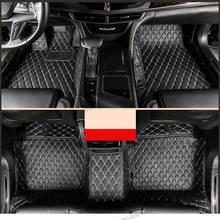 Lsrtw2017 Leather Car Interior Floor Mats for Cadillac Ct6 2016 2017 2018 2019 2020 2021 Carpet Mat Rug Cover Accessories Auto 2024 - buy cheap