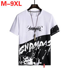Mens Fashion 2020 T Shirt Men Large Size 9xl 8xl Plus Size Funny Tshirts Hip Hop T Shirts Men Casual Top Oversized Tops Tee 2024 - buy cheap