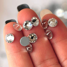 2088 Hot-Fix Rhinestones Clear White SS20 Crystal Rhinestone Iron on Clothes Wedding Beads 1440pcs 2024 - купить недорого