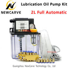 Bomba de aceite de lubricación automática CNC, conjunto de 2L, temporizador electrónico Digital, bombas de engranajes para máquina Cnc NEWCARVE 2024 - compra barato