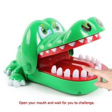 Kids Bite Finger Crocodile Toy Funny Party Novelty Jokes Switching Luck Testing Game Children Animals Mouth Bite Finger Game Toy 2024 - buy cheap