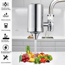 Filtro de água de torneira, sistema de purificador de aço inoxidável, substituição para casa, cozinha, pia, mjj88 2024 - compre barato