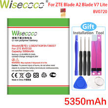 Wisecoco 5350mah li3825t43p3h736037 bateria para zte lâmina a2 v7 lite duplo sim bv0720 telefone + número de rastreamento 2024 - compre barato