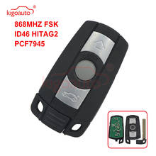 Kigoauto-llave inteligente para coche, dispositivo con chip de ID46-PCF7945, 3 botones, E36, E87, E90, E91, 1,3 Mhz, KR55WK49127, serie 868 2024 - compra barato