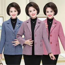 Fashion Spring Women Blazer Work Office Lady Suit Jacket Slim Plus Size 5XL Buckle Business Clothes Female Blazer Outerwear R462 2024 - buy cheap