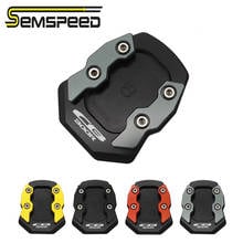 SEMSPEED CNC Aluminum Motorcycle Side Stand Pad Enlargement Plate Kickstand Extension for HONDA CB300R CB300 R 2013-2019 2020 2024 - buy cheap