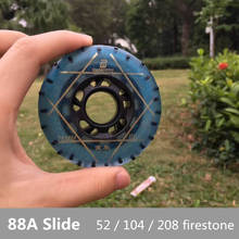 88A slide skating wheel with 52 104 208 firestone spark inline skates wheel 80mm 76mm 72mm roller skate rodas for SEBA HL HV 2024 - buy cheap