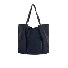 2021 nova bolsa feminina coreana bolsas de lona de algodão de alta qualidade bolsa de ombro feminina grande capacidade lona grande saco 2024 - compre barato