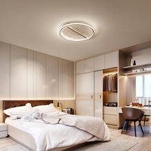 Новый ультра-тонкий современный светодиодный потолочный светильник для гостиной, спальни, кабинета, кухни, освещение, потолочный светильник, Dia400-500mm светильники 2024 - купить недорого