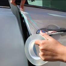 Protetor de Borda Da Porta do carro Tira Adesivo Filme de PVC Transparente Anti Collision Scratch Protetor de Guarda Borda Protetor de Vedação de Borracha Auto 2024 - compre barato