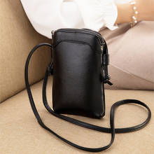 Genuine Leather Small Ladies Crossbody Bags Female Casual Shoulder Bags For Women Luxury Handbag Fashion Purse Phone Pouch 2024 - buy cheap