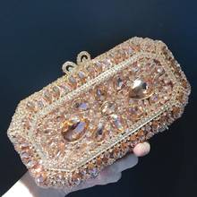 New Ladies Handbags Diamond Clutch bags Women Evening Bags Luxury Bag for Wedding&Party Handbags crystal clutches bags purse 2024 - buy cheap